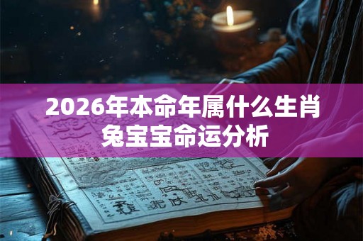 2026年本命年属什么生肖 兔宝宝命运分析