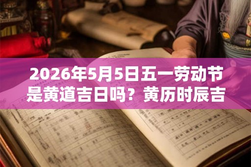 2026年5月5日五一劳动节是黄道吉日吗？黄历时辰吉凶如何？