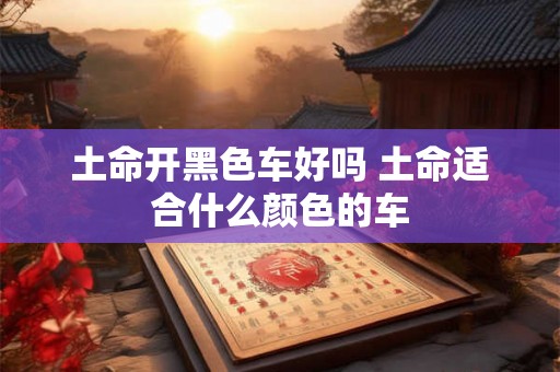 土命开黑色车好吗 土命适合什么颜色的车