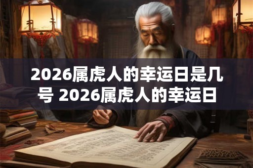 2026属虎人的幸运日是几号 2026属虎人的幸运日
