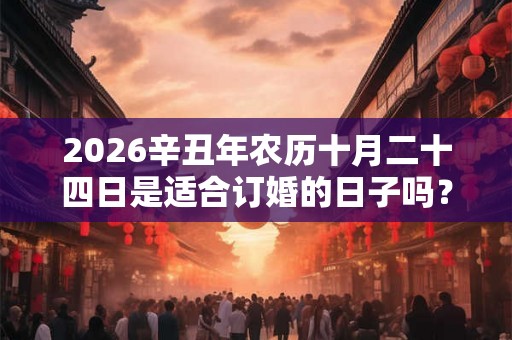 2026辛丑年农历十月二十四日是适合订婚的日子吗？