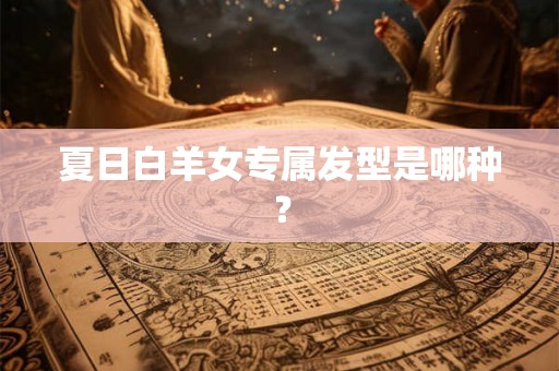 夏日白羊女专属发型是哪种？