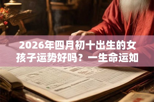2026年四月初十出生的女孩子运势好吗？一生命运如何？