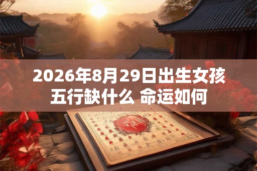 2026年8月29日出生女孩五行缺什么 命运如何 2026年8月29日出生女孩五行缺什么 命运如何
