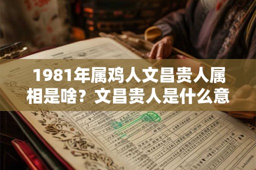 1981年属鸡人文昌贵人属相是啥？文昌贵人是什么意思？