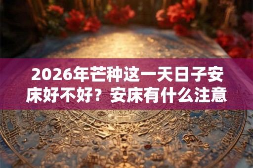 2026年芒种这一天日子安床好不好?安床有什么注意事项? 2026年芒种这一天日子安床好不好?安床有什么注意事项?