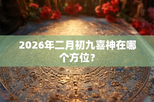 2026年二月初九喜神在哪个方位？