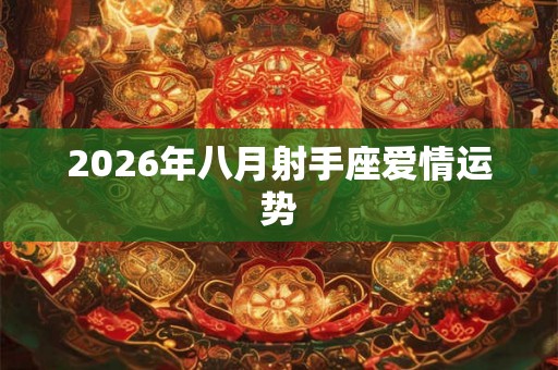 2026年八月射手座爱情运势