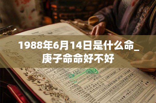 1988年6月14日是什么命_庚子命命好不好