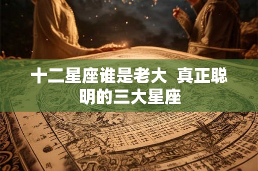 十二星座谁是老大  真正聪明的三大星座