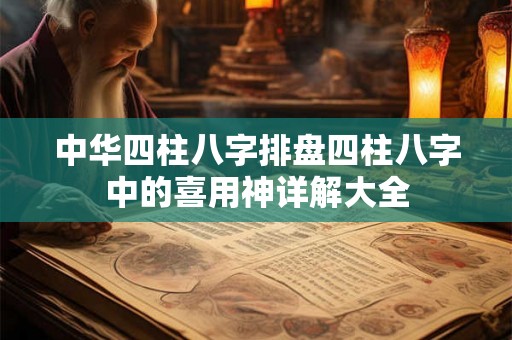 中华四柱八字排盘四柱八字中的喜用神详解大全 中华四柱八字排盘四柱八字中的喜用神详解大全