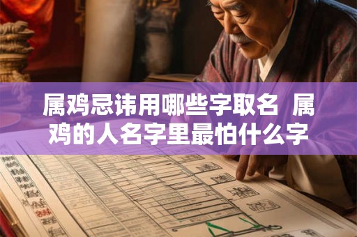 属鸡忌讳用哪些字取名  属鸡的人名字里最怕什么字