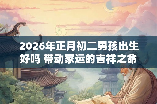 2026年正月初二男孩出生好吗 带动家运的吉祥之命 2026年正月初二男孩出生好吗 带动家运的吉祥之命