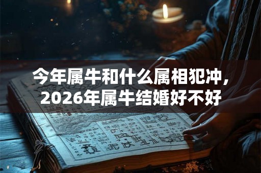 今年属牛和什么属相犯冲,2026年属牛结婚好不好 今年属牛和什么属相犯冲,2026年属牛结婚好不好