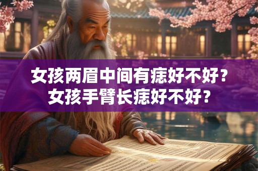 女孩两眉中间有痣好不好？女孩手臂长痣好不好？