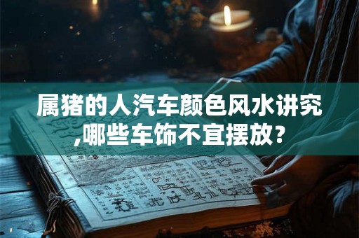 属猪的人汽车颜色风水讲究,哪些车饰不宜摆放？