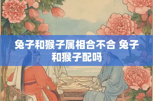 兔子和猴子属相合不合 兔子和猴子配吗