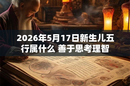 2026年5月17日新生儿五行属什么 善于思考理智