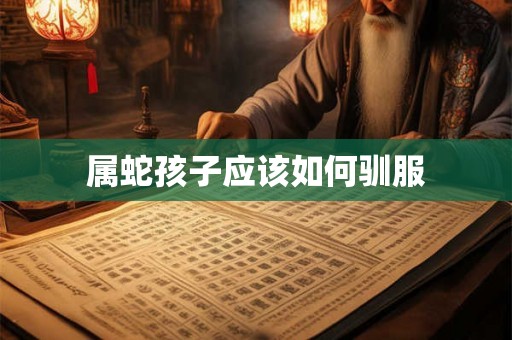 属蛇孩子应该如何驯服