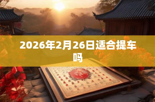 2026年2月26日适合提车吗