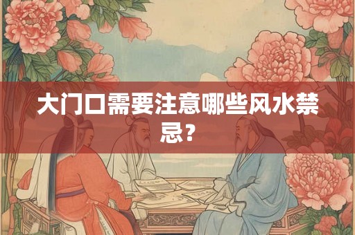 大门口需要注意哪些风水禁忌? 大门口需要注意哪些风水禁忌?