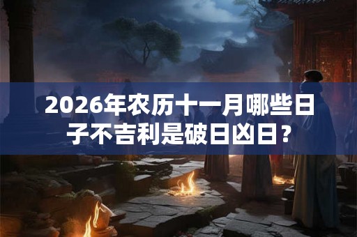 2026年农历十一月哪些日子不吉利是破日凶日？