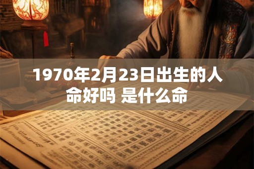 1970年2月23日出生的人命好吗 是什么命
