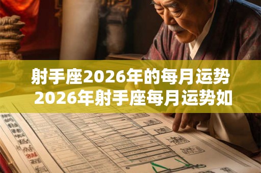 射手座2026年的每月运势 2026年射手座每月运势如何