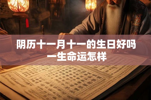 阴历十一月十一的生日好吗 一生命运怎样
