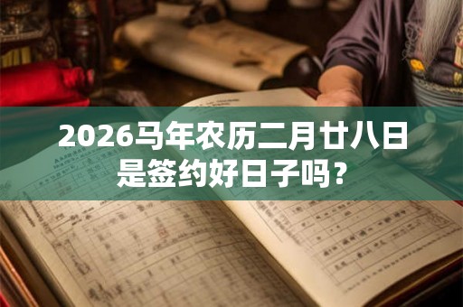 2026马年农历二月廿八日是签约好日子吗？