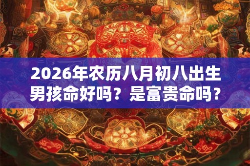 2026年农历八月初八出生男孩命好吗?是富贵命吗? 2026年农历八月初八出生男孩命好吗?是富贵命吗?