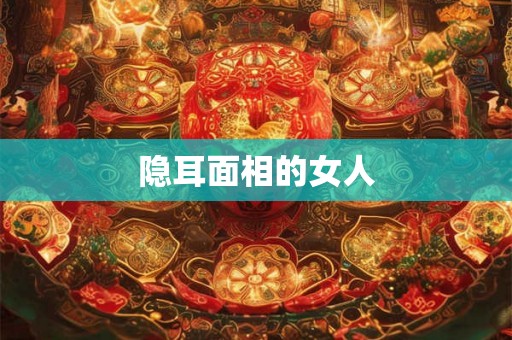 隐耳面相的女人