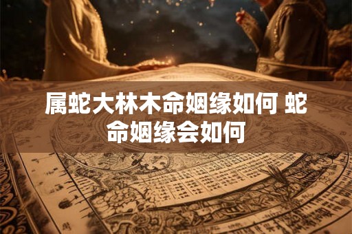 属蛇大林木命姻缘如何 蛇命姻缘会如何 属蛇大林木命姻缘如何 蛇命姻缘会如何