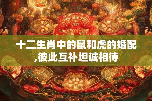 十二生肖中的鼠和虎的婚配,彼此互补坦诚相待