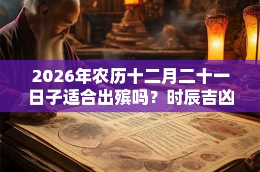2026年农历十二月二十一日子适合出殡吗？时辰吉凶如何？