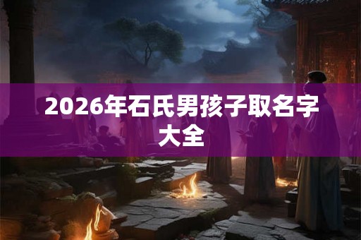 2026年石氏男孩子取名字大全