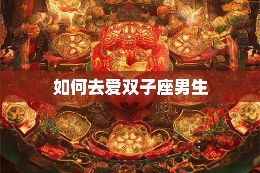 如何去爱双子座男生 如何去爱双子座男生