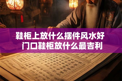 鞋柜上放什么摆件风水好  门口鞋柜放什么最吉利