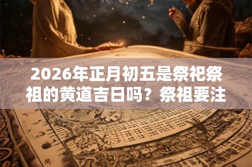 2026年正月初五是祭祀祭祖的黄道吉日吗？祭祖要注意什么？