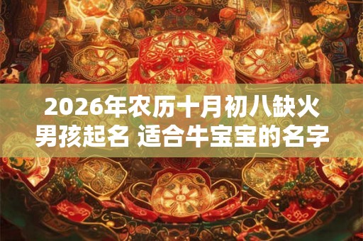 2026年农历十月初八缺火男孩起名 适合牛宝宝的名字