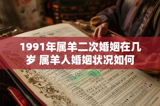 1991年属羊二次婚姻在几岁 属羊人婚姻状况如何 1991年属羊二次婚姻在几岁 属羊人婚姻状况如何