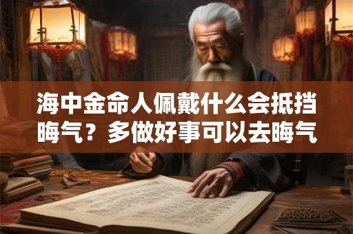 海中金命人佩戴什么会抵挡晦气？多做好事可以去晦气吗？