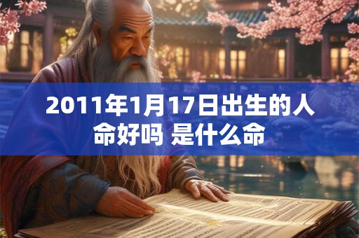 2011年1月17日出生的人命好吗 是什么命