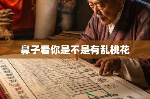 鼻子看你是不是有乱桃花 鼻子看你是不是有乱桃花