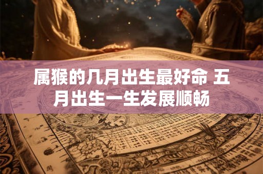 属猴的几月出生最好命 五月出生一生发展顺畅