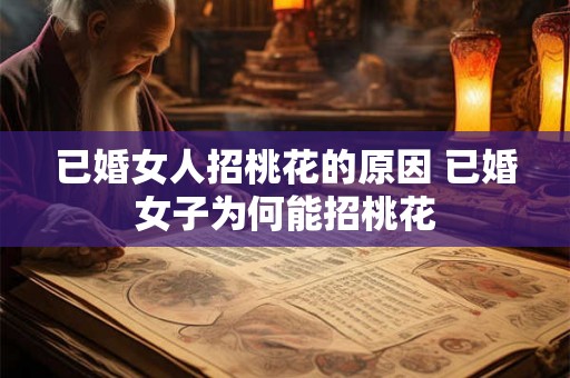 已婚女人招桃花的原因 已婚女子为何能招桃花