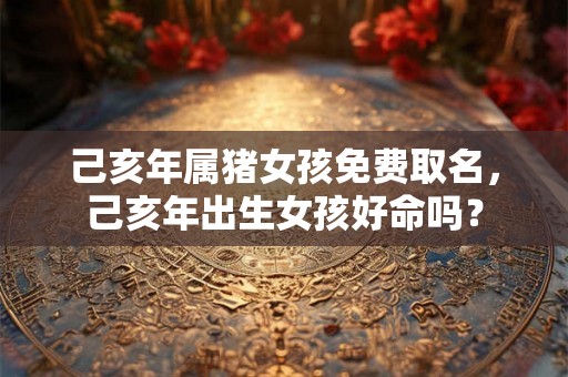 己亥年属猪女孩免费取名,己亥年出生女孩好命吗? 己亥年属猪女孩免费取名,己亥年出生女孩好命吗?
