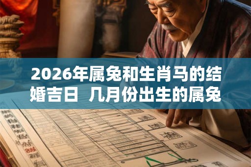 2026年属兔和生肖马的结婚吉日  几月份出生的属兔人命好