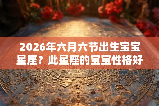 2026年六月六节出生宝宝星座？此星座的宝宝性格好吗？
