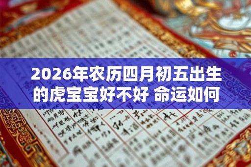 2026年农历四月初五出生的虎宝宝好不好 命运如何